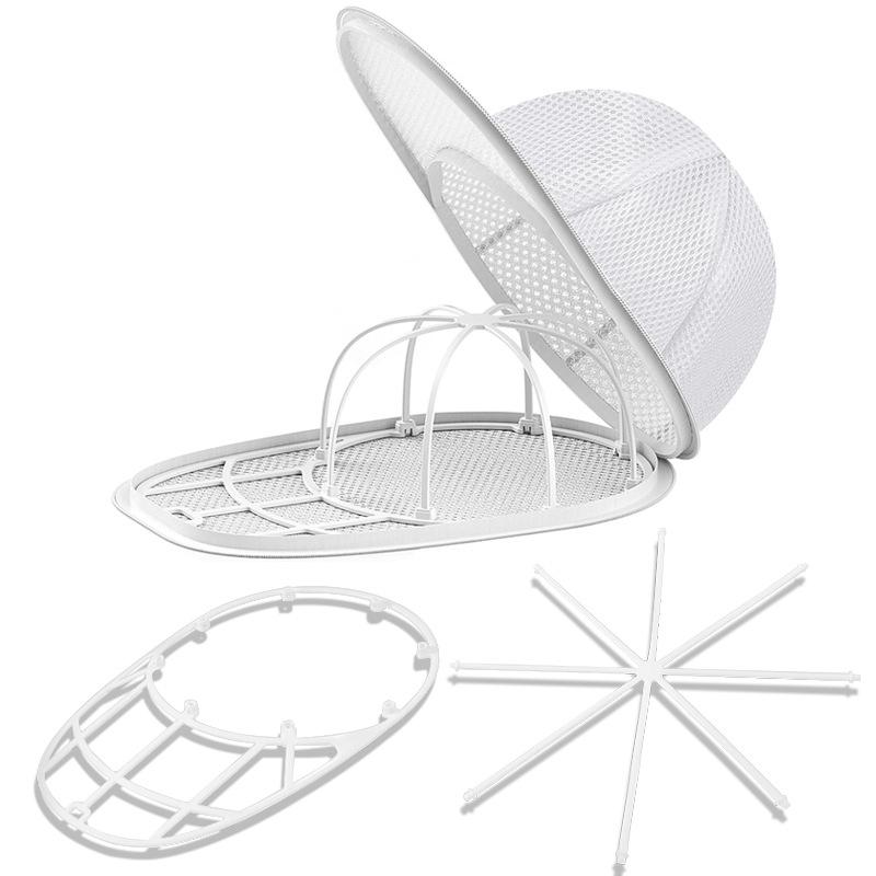 Durable Mesh Cap Laundry Bag With Anti Deformation Design And Smooth Zipper For Washing Machine Cleaning Baseball Caps