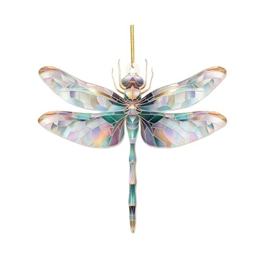 Platta akrylhänge med djur, färgglada solfångare för fönsterhänge, julgranspynt, trädgårdsdekoration, handgjord present till fjärilsälskare