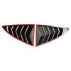 Rear Car Window Shutter Cover for Tesla Model 3 2017- Louver Side Vent Trim Triangle Accessorie
