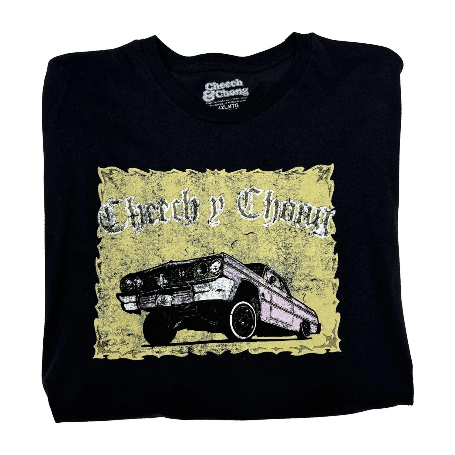 Unisex Adult Casual Graphic CHEECH & CHONG LOW RIDER T SHIRT T-Shirt XXXXL