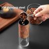 Accurate Measuring Spoon for Coffee Bean Features Comfortable Walnuts Wood Handle and Stainless Steel Construction