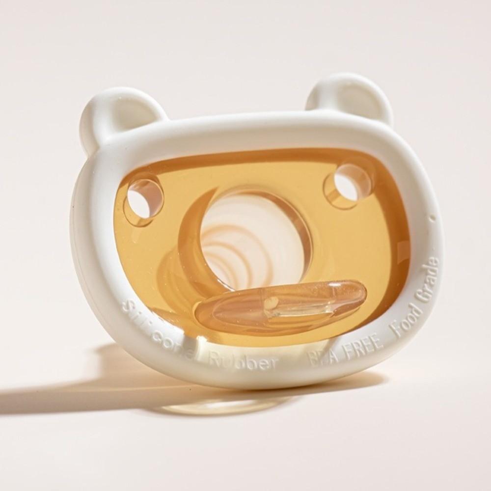 2pcs Cute Little Bear Newborn Silicone Pacifier Soft Touch Baby Nipple  Baby Shower Gift