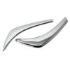 Car Styling  ABS Chrome Headlight Eyebrow Eyelid Cover Trim Car Accessories For Toyota Land Cruiser FJ200 LC200 2015-
