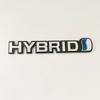 3D Metal HYBRID Rear Trunk Side Fender Emblem Badge Sticker Decals For Hybrid Synergy Drive Prius Camry Rav4 Crown Auris