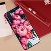 Elegant Pink Purple Peony Flower Case For Oppo A94 A18 A74 A57 A17 A77 A38 A58 A78 A98 A54 A80 A60 A40 A96 A76 A16 A15 A5 Pro