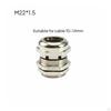 Brass Cord Grip Stainless Steel Strain Relief Wire Seal Fitting for Workbench, Machine