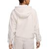 Nike Sportswear Classic Woven Solid Color Hooded Zip Long Sleeve Jacket Women Jackets Light-Color FV6298-104