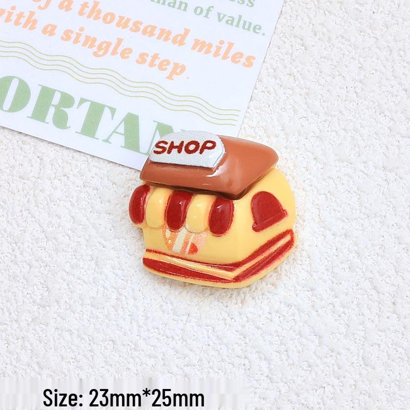 Cartoon Coffee Series DIY Resin Accessories Kit: Phone Case, Hair Clip, Jewelry Craft Supplies