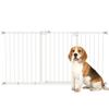 Pet Safety Gate, Automatic Closing, Double Locking, 3 Extensions, White