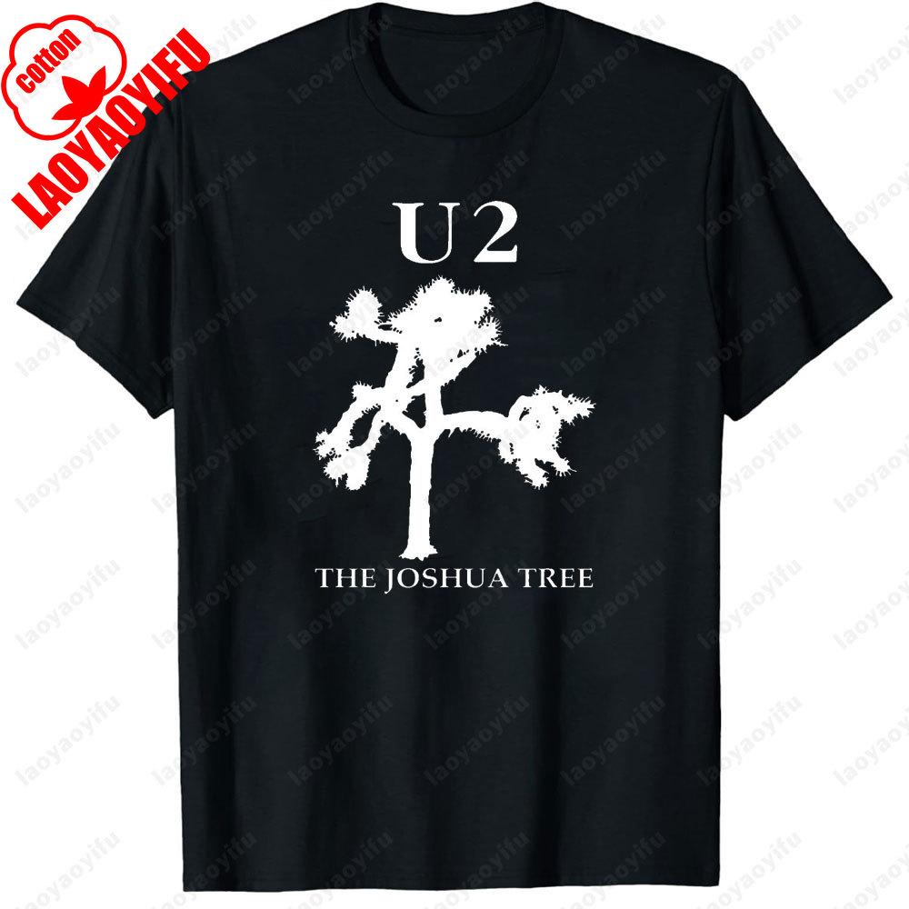 Vintage U2 Rockband Live The Joshua Tree Welttournee 1987 T-Shirt Fan Geschenk Lässiger Stil Ropa Hombre Klassiker Grafik T-Shirts