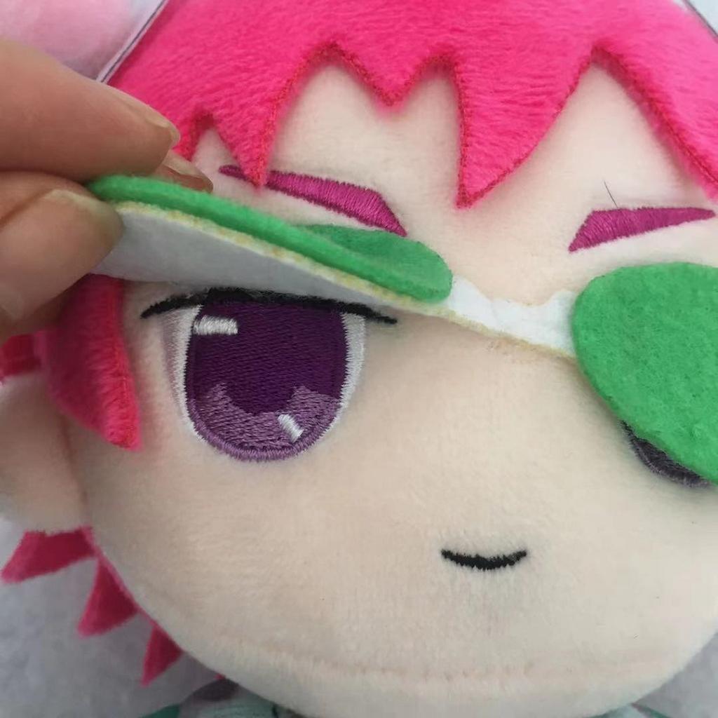 20Cm Anime The Disastrous Life Of Saiki K. Saiki Kusuo Cosplay Doll Plush Stuffed Cushion Throw Pillow Toy Boy Girl'S Xmas Gift