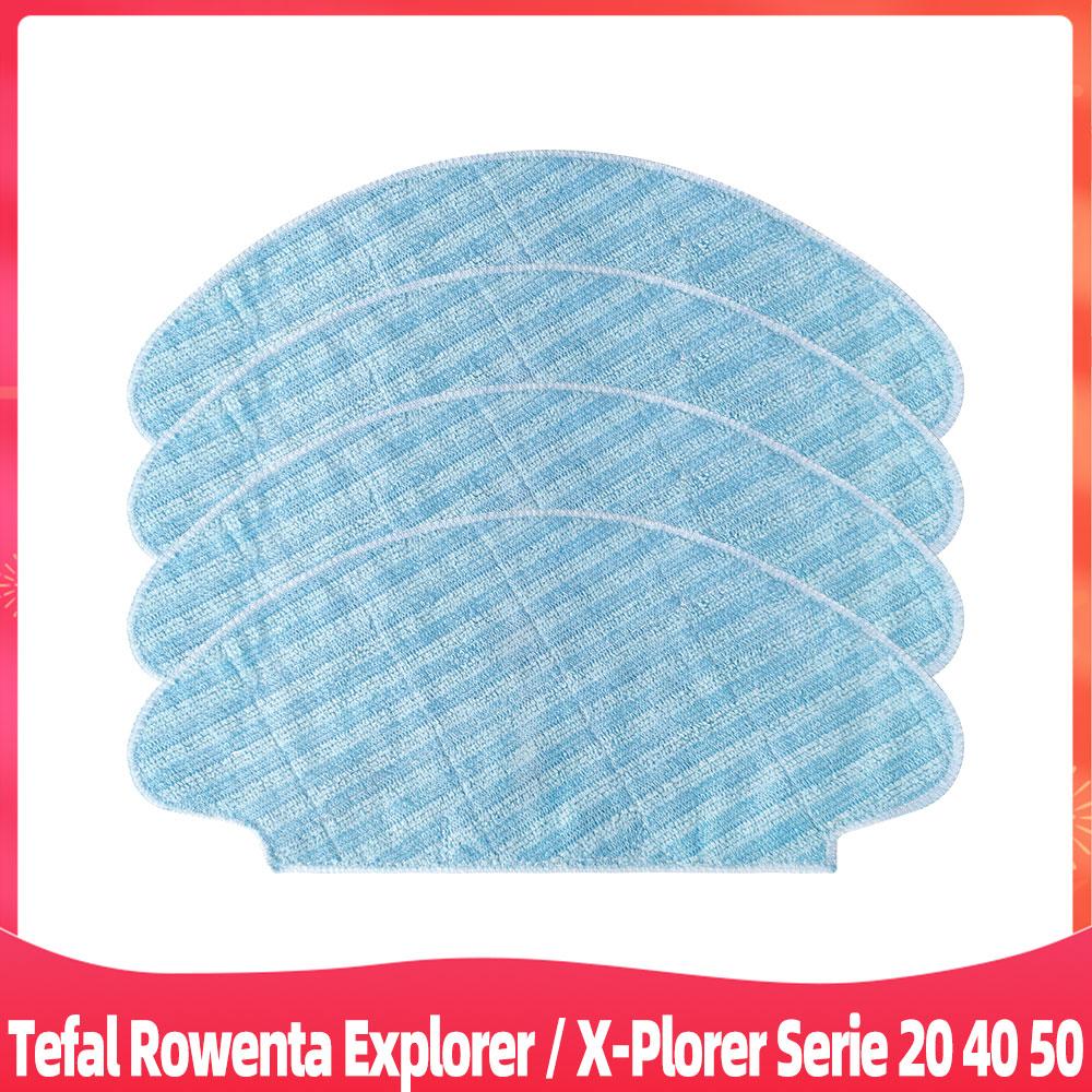 For Rowenta Tefal Explorer X-plorer 20 40 50 Series Isweep X3 Robot Vacuum Cleaner Spare Parts Side Brush Hepa Filter Mop Rag