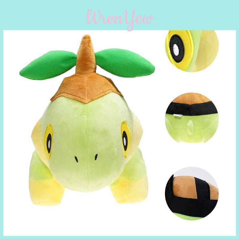 Lovable Pokemon Turtwig Plush Doll With High-density Plush Material For Maximum Softness