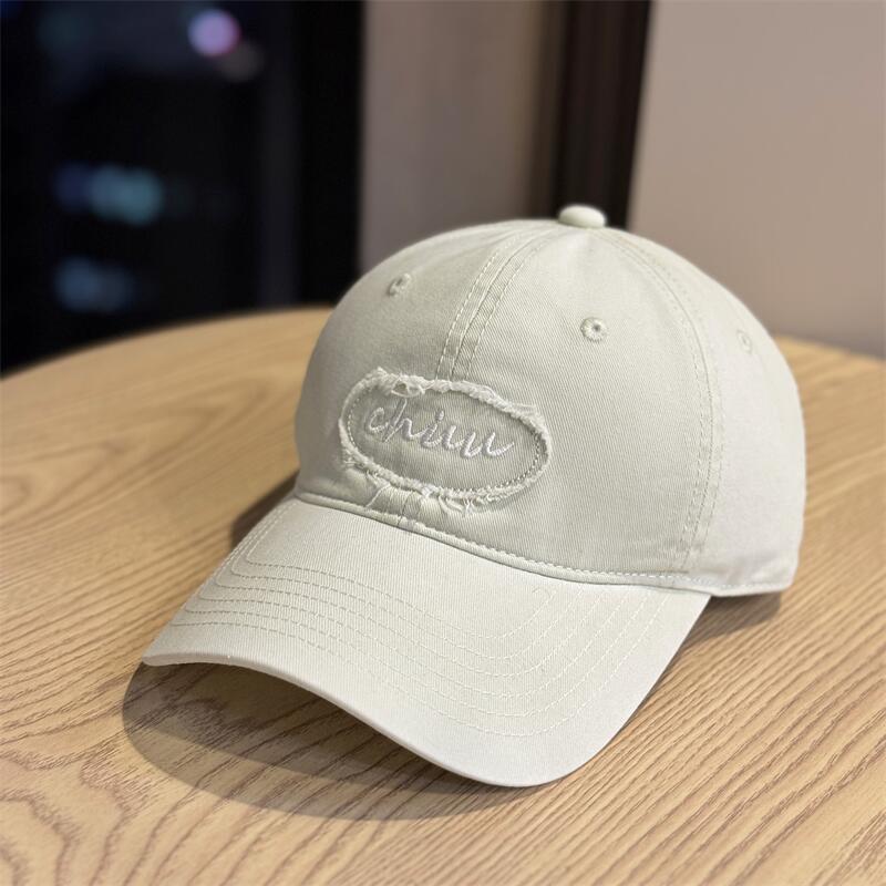 New Rags, Letter Stickers, Baseball Caps for Women, Spring and Summer, Wide Brims To Show Their Faces, Small Sunscreen, Sunshade, Peaked Caps for Men