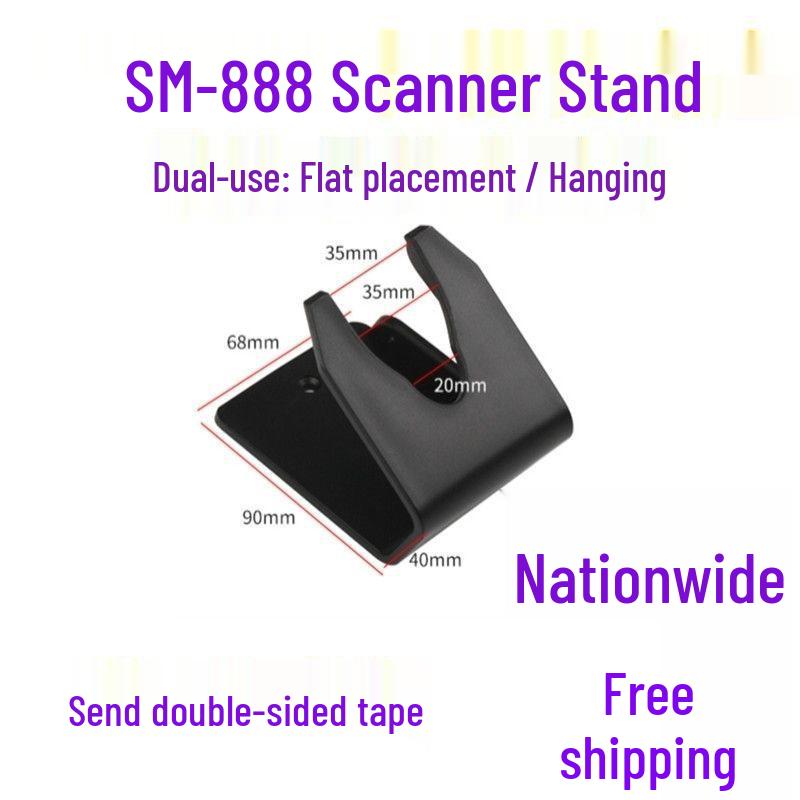 Universal Barcode Scanner Stand: Heavy-Duty Bracket for Cigarette and Alcohol Displays