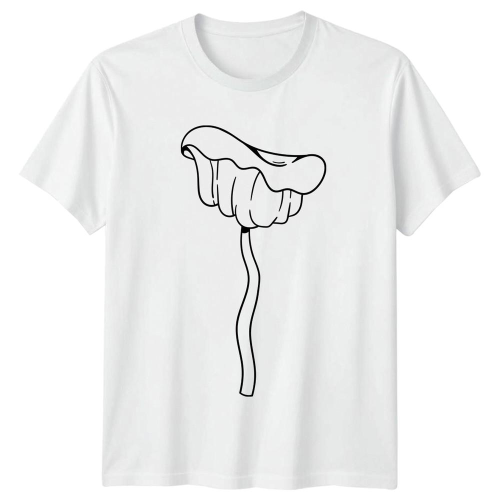 Minimalist Fungi Mushroom Art TShirt Fungi Plant Birthday Gift For Him And Her S
