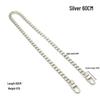 Gold & Silver Metal Chain Replacement for Crossbody Bags - Fragrance Style Accessory with Extension and Decorative Elements