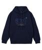 Atrl Basic Lettering 2 Oversized Wide Shoulder Hoodie_Navy