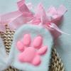 Paw Pads Cat Paw Plush Socks Kitten Claw Bowknot Warm Socks Harajuku 3D Cat Paw Socks  Indoor