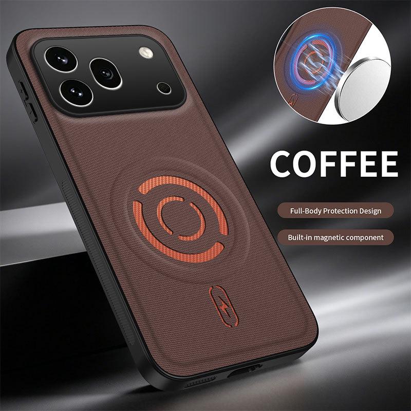 Honor 600Pro International Gewebte Textur Magnetischer Ring Anti-Drop Linsenhülle