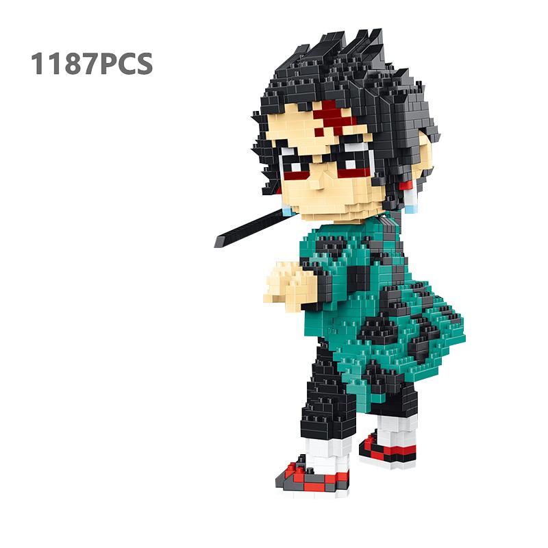 

Гаряче Аніме Клинок, що розсікає демонів Конструктор Kimetsu No Yaiba Камадо Тандзіро Незуко Зеніцу Кьоджуро Блоки Іграшки Дитячі Подарунки NO BOX