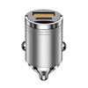 Super Fast PD Car Charger with Hidden Seat, Metal Design, 100W.