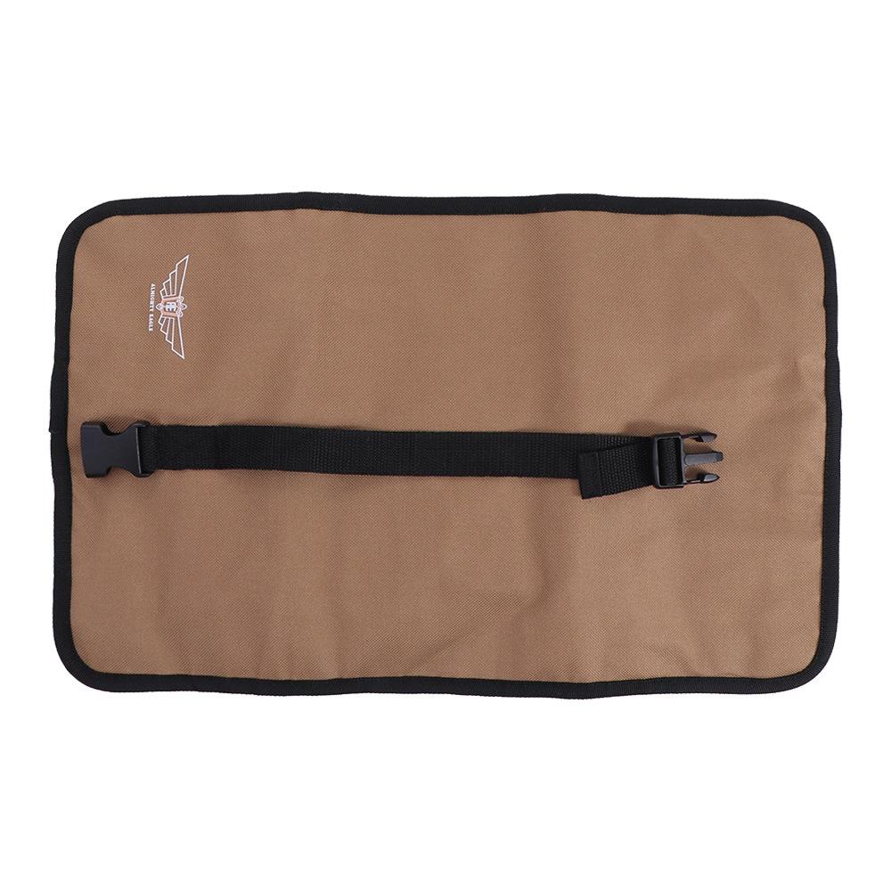 Oxford Cloth Roller Tool Bag Anti drop Carrier Bag Tool Roll Organizer Adjuseable Multi Pocket Tool Storage Bag Electrician