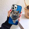 British shorthair cat Phone Case for iPhone 17 Air 16 PRO MAX 15 14 PLUS 11 12 13 Back Cover Fundas Shell