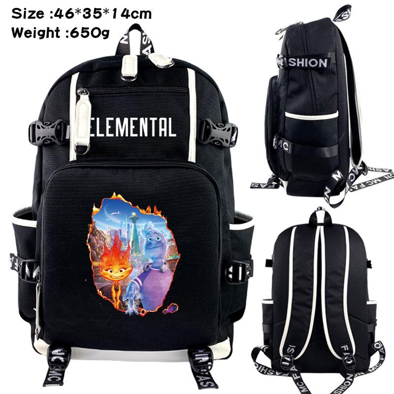 Print Crazy Elemental City Elemental Backpack Cartoon School Bag Elementary School Cute