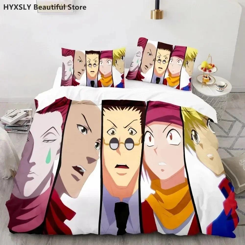 Hunter X Hunter 3D Print Duvet Cover Set Bedding Set Japanese Anime Twin Queen King Quilt Cover Pillowcases Home Decor