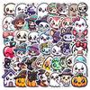 50PCS Cute Halloween Stickers: Waterproof Decorative Decals for Phone, Computer, and Luggage