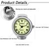 Ring Watch Free Size Waterproof Ring Clock Finger Ring Watch Number Analog Simple Fashionable Silver Men Women Fashion Accessory