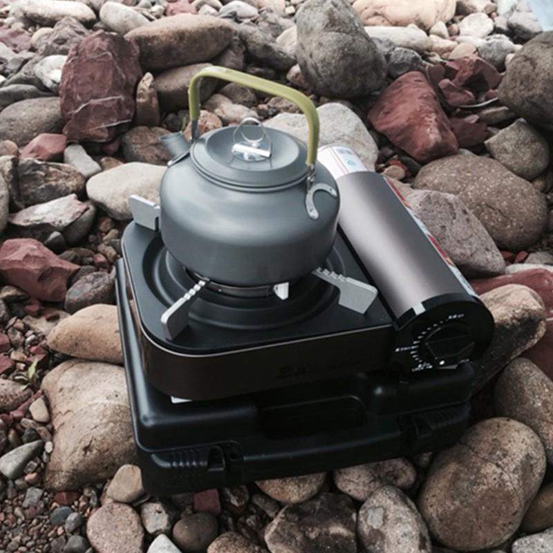 0.8L Ultra-light Aluminum Outdoor Kettle: Portable Coffee & Water Pot for Camping, Fishing & Picnics