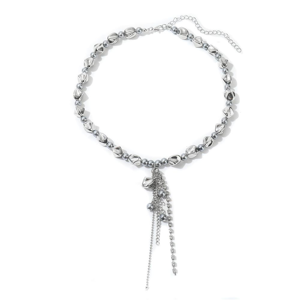 Sexy Breast Chain Multilayer Rhinestone Tassel Bust Bohemian Beach Wind Body Chain Necklace Seaside Photo