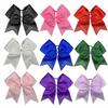 Elasticuri Strălucitoare cu Strassuri în formă de Papion Coadă de Rândunică pentru Fete - Accesorii de Păr cu Panglică pentru Cheerleading