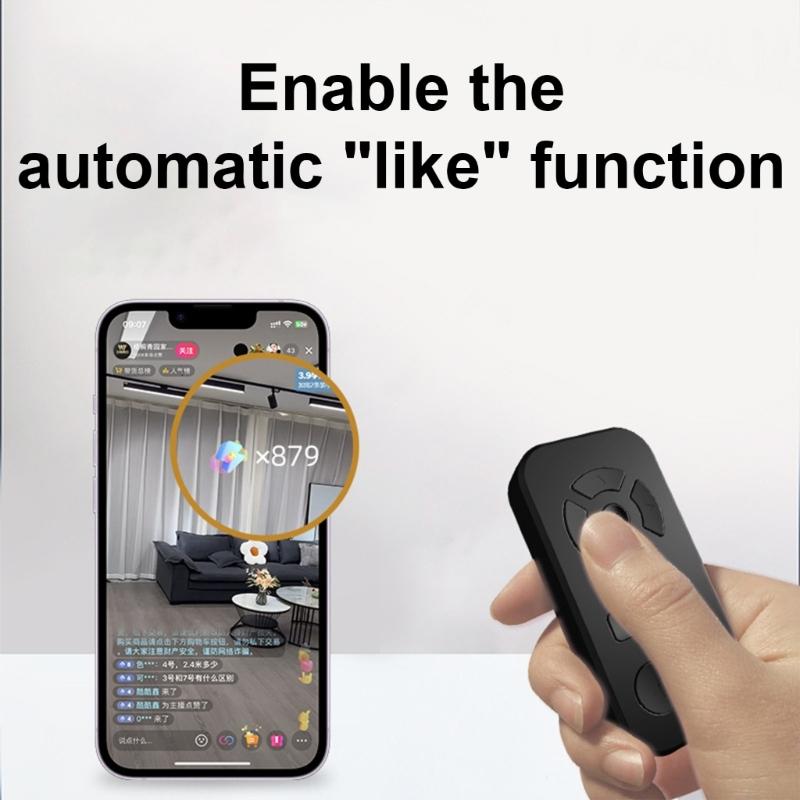 Universal Remote Control Bluetooth-compatible Remote Stick Shutter For Mobile Phone Selfie Stick Camera Controller