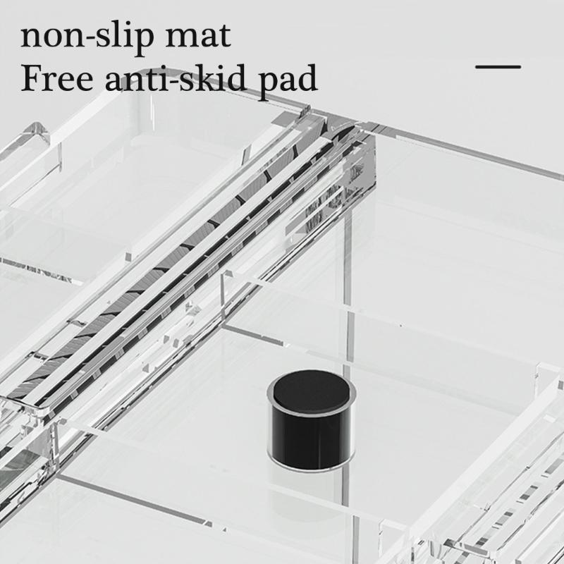 Space Saving Bag Display Organizers Adjustable Acrylic Shelf Divider Storage Organizers For Bags And Accessories