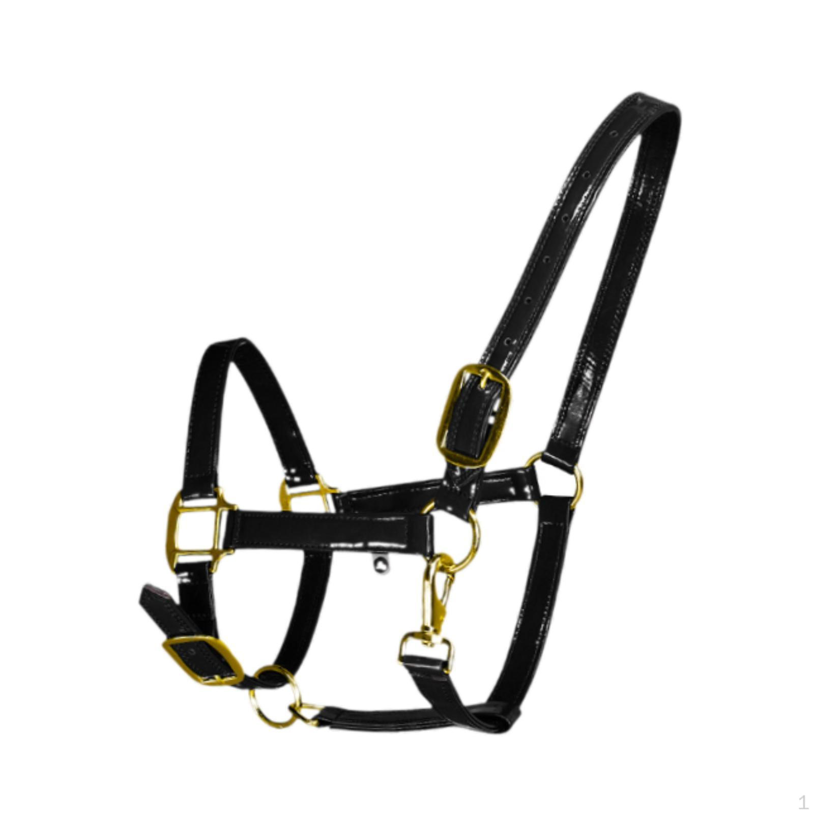 

Шкіра з мікрофібри для підборіддя та горла для поводка коня Black Medium