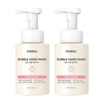 Kundal Bubble Hand Wash Baby Powder 300ml*2Pcs/3Pcs