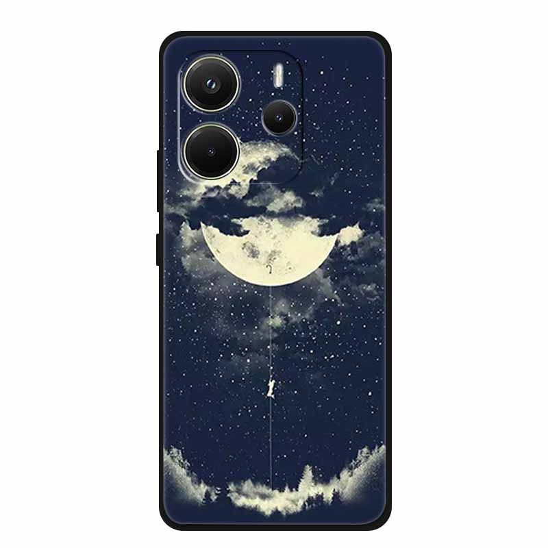 Für Xiaomi Redmi Note 14 4G Global Hülle Luxus TPU Weiches Silikon Cover Handyhüllen für 24117RN76G Schutz Neu Bumper Funda