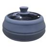 Multipurpose Microwave Cover For Bowls Plates And Food Storage 23cm Gray Foldable Microwave Lid for Food