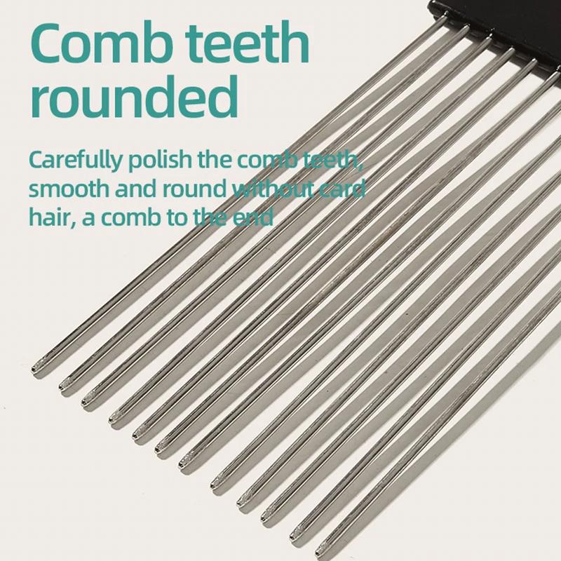 Professional Curly Hair Sponge Twist Brush Magic Afro Comb Rat Tail Comb Durable Rubber Fork Comb Curly Hair Styling Tools