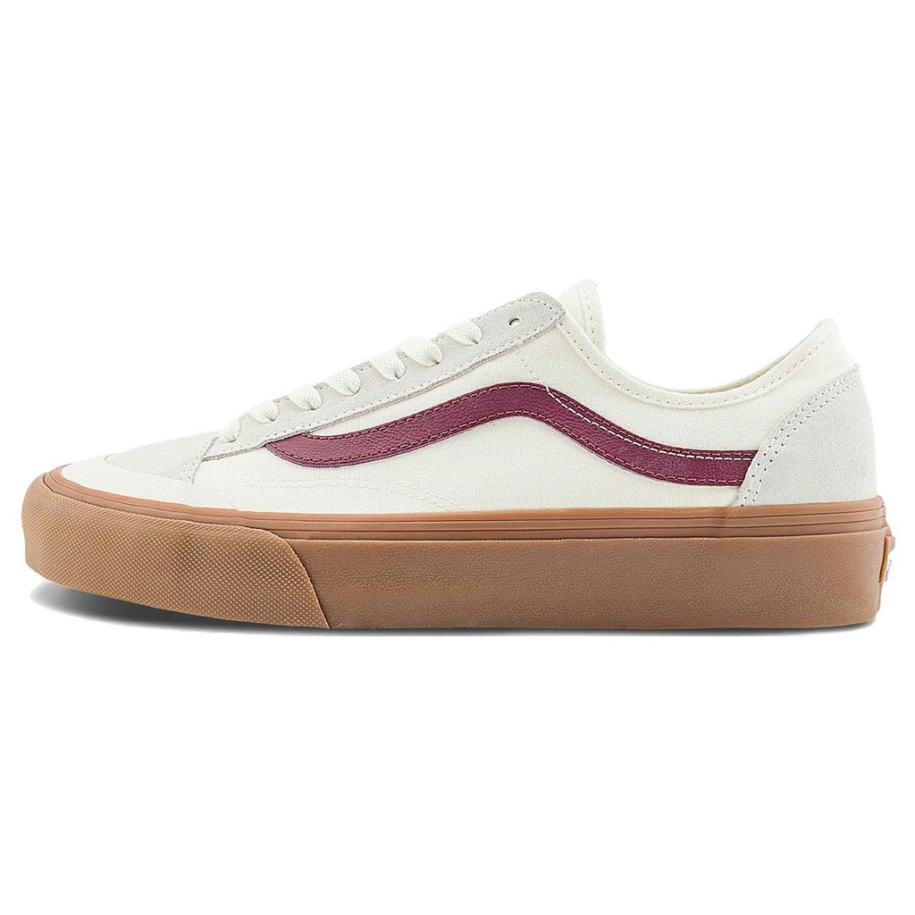 New Vans Style 136 Decon VR3 Sf 'Marshmallow Burgundy' VN0A4BX9QJK