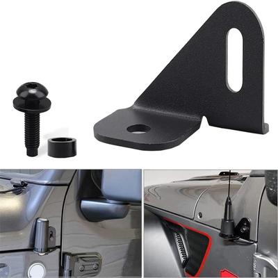 Antenna Mount LHD Driver Side CB Antenna Mount  Bracket Fit for Jeep Wrangler JL JLU & for Jeep Gladiator JT 2018-2022
