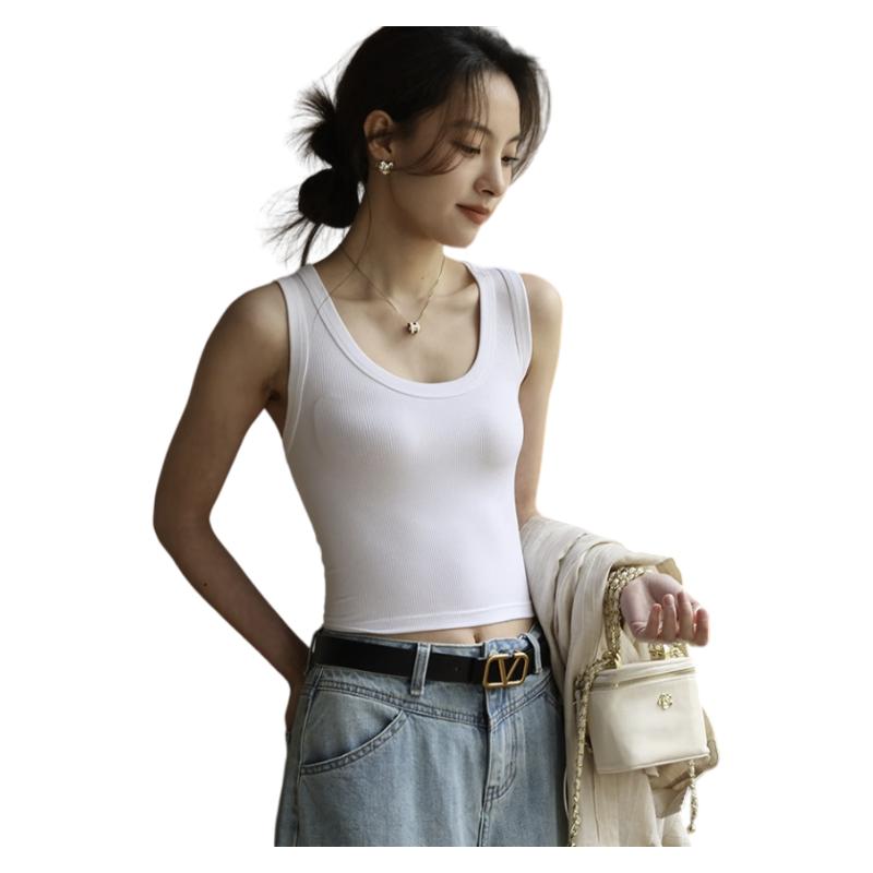 MiiOW Women's Camisole Tank Top [Racerback, U-Neck]