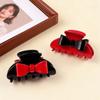 Korean Style Bow Hair Claw Acrylic Acetate Shark Clip Fashion Bowknot Claw Clip  Female