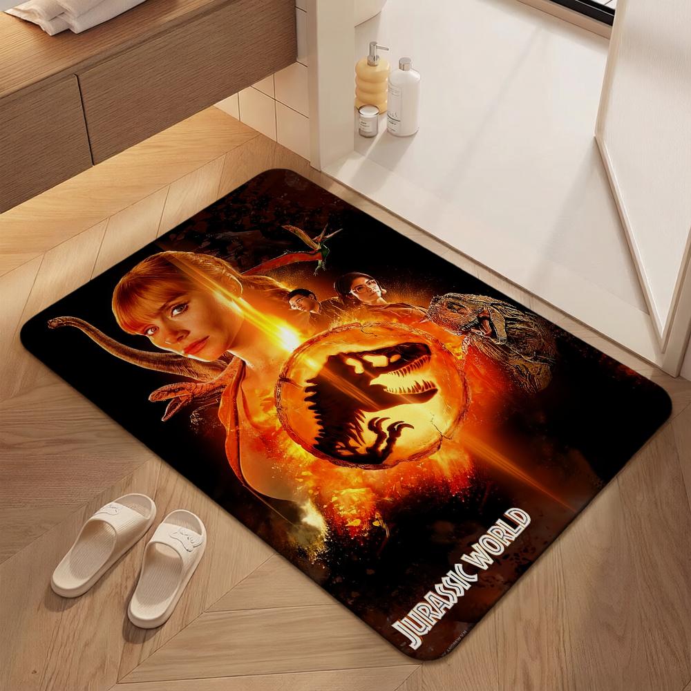 Dinosaurs Jungle Patterned Rug Soft Nonslip Carpet For Kids Bedroom Play Area Home Decor Memorial Gift