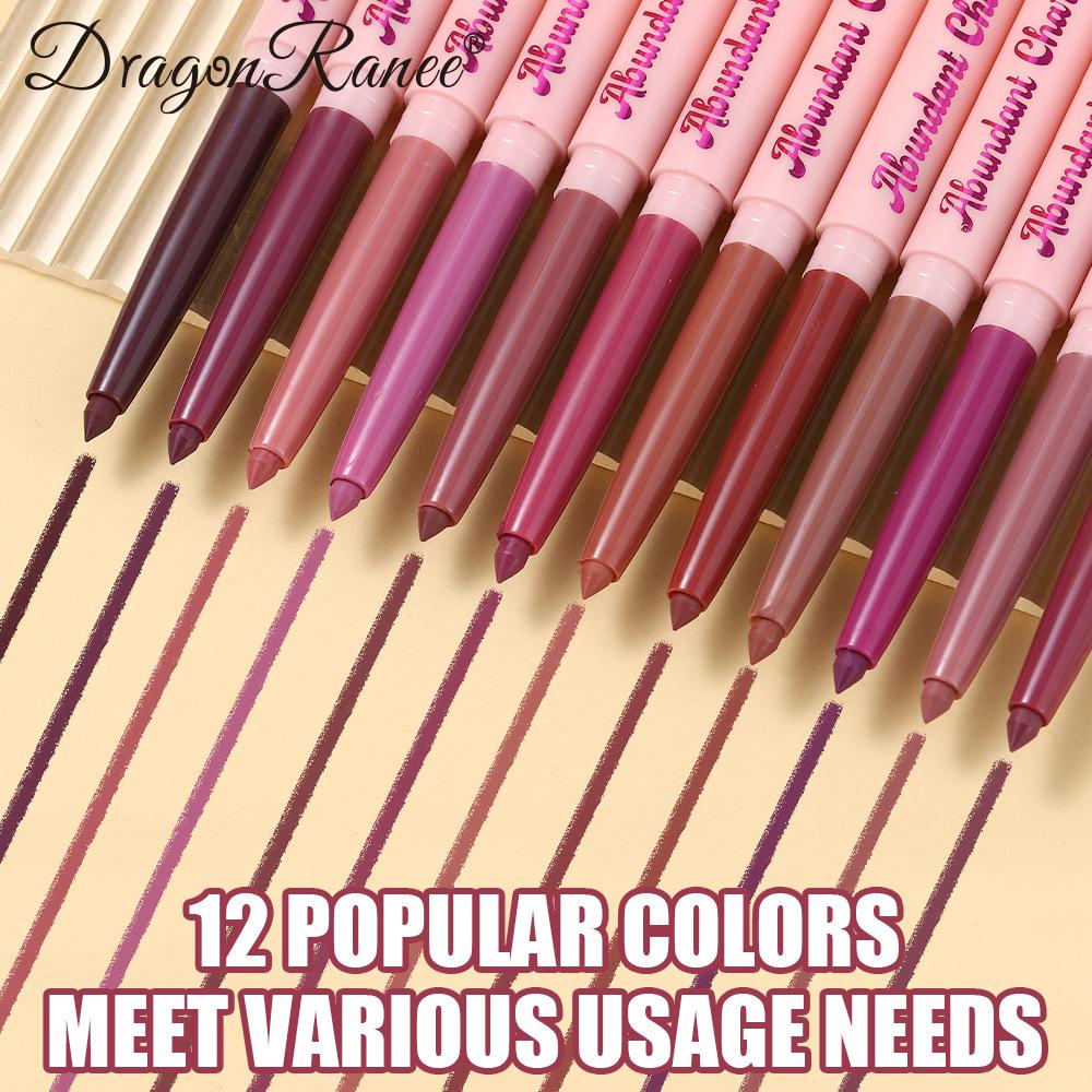 Lip Liner Lipstick Pen Waterproof Long-Lasting Hook Line Lip Pencil Matte Beginner Automatic Bean Paste Lip Contour Cosmetic