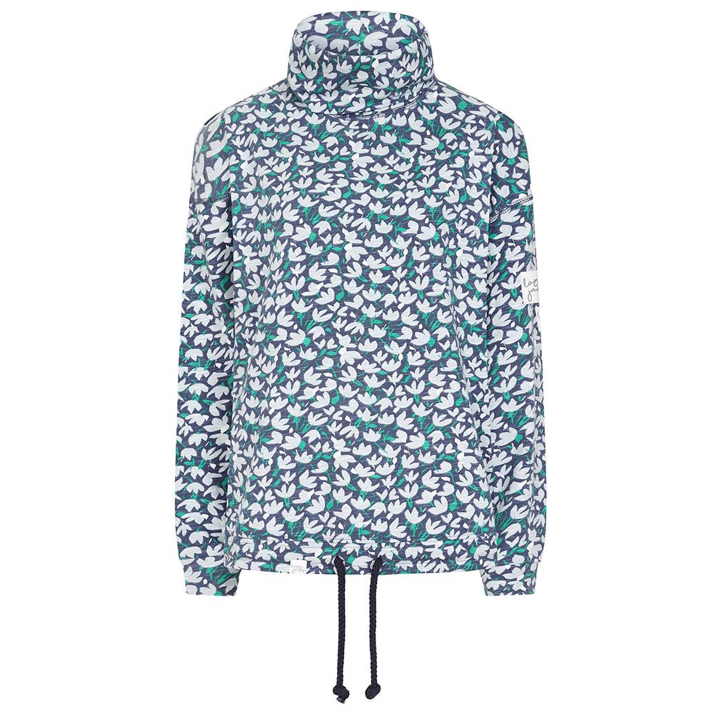 Lazy Jacks Womens/Ladies Printed Polo Neck Sweatshirt