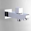 Single cold With Diverter Water Outlet Spout Mixer Tap Faucet Filling Angel Valve Connector Chromed Brass Wall Mounted